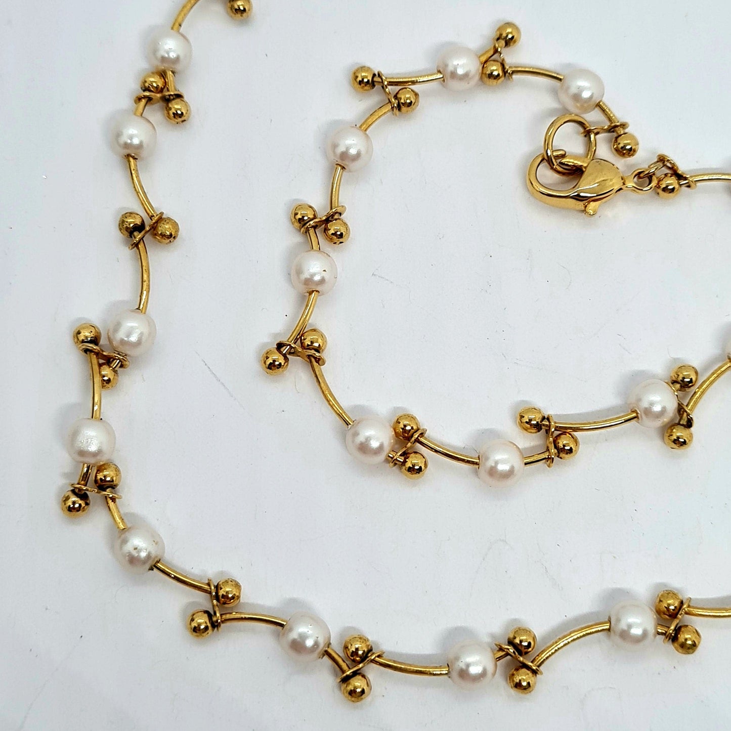 Vintage pearl jewelry set