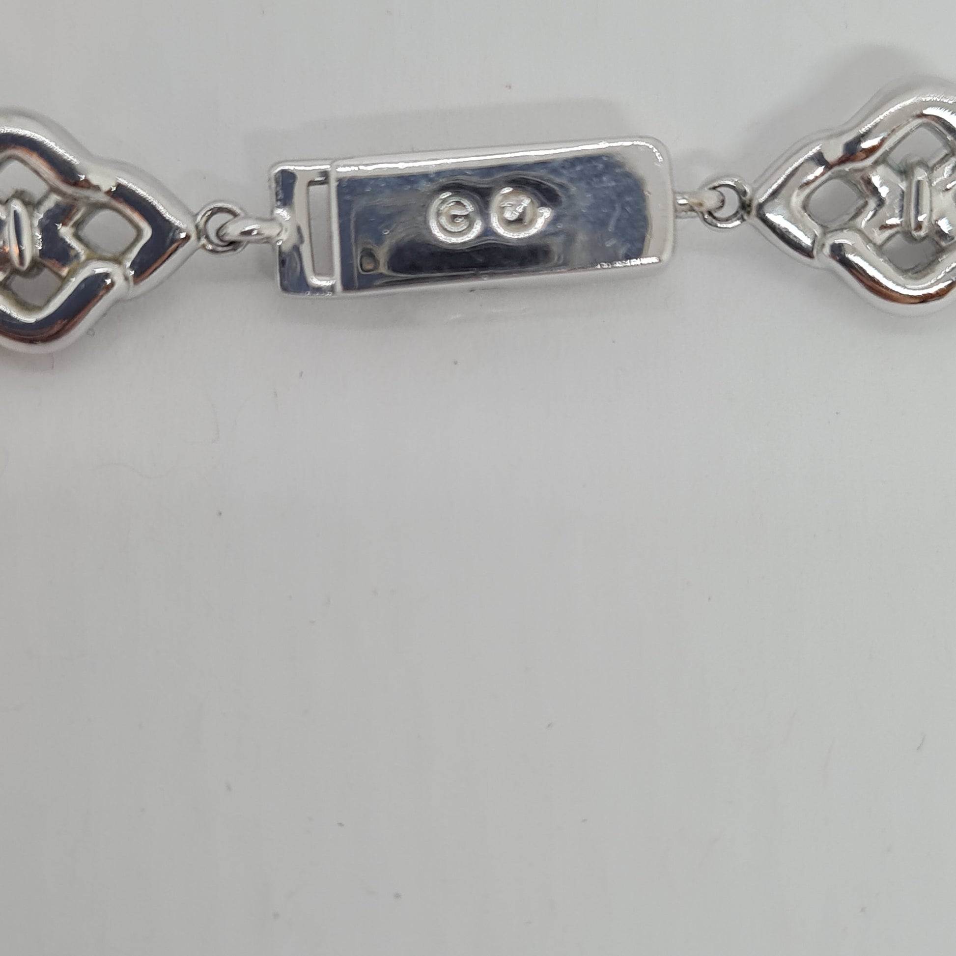 Vintage SWAROVSKI sparkly choker Silver tone metal rhodium plated with pave clear rhinestones Designer collar necklace